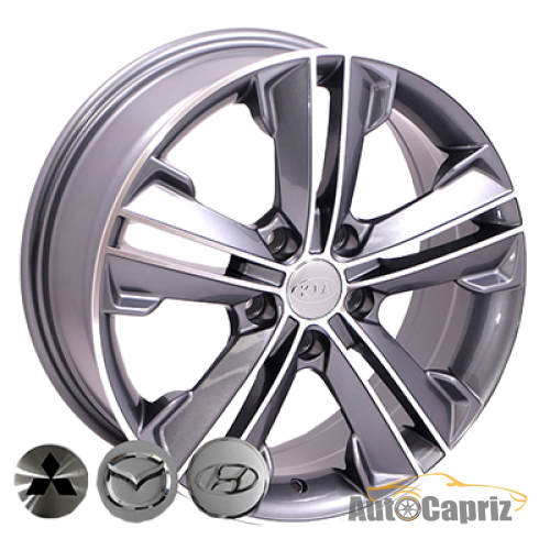 Диски Replica Mazda BK637 GP R17 W7.0 PCD5x114.3 ET35 DIA67.1  